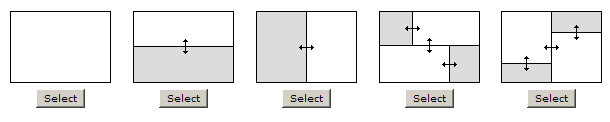 Module Designer layout options.