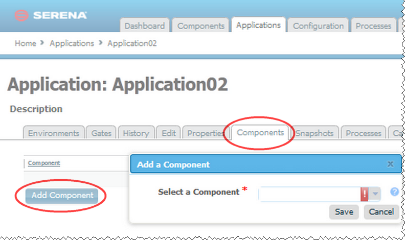 Selecting a Component