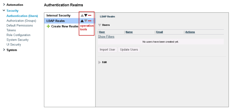 Authentication Realms Precedence
