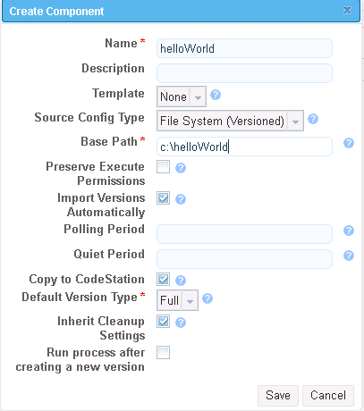 Source Config Type