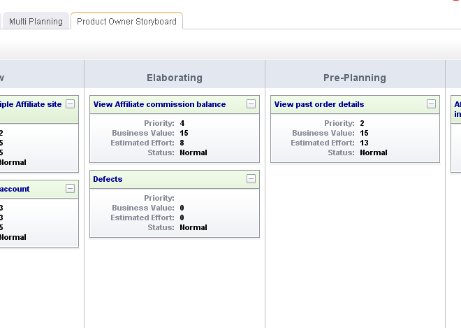 Sprint Storyboard