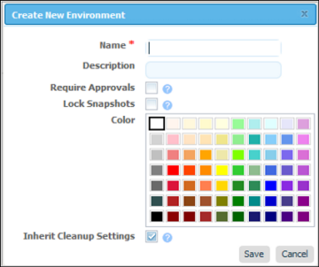 Create New Environment
