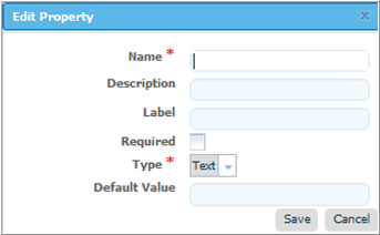 Edit Properties Dialog