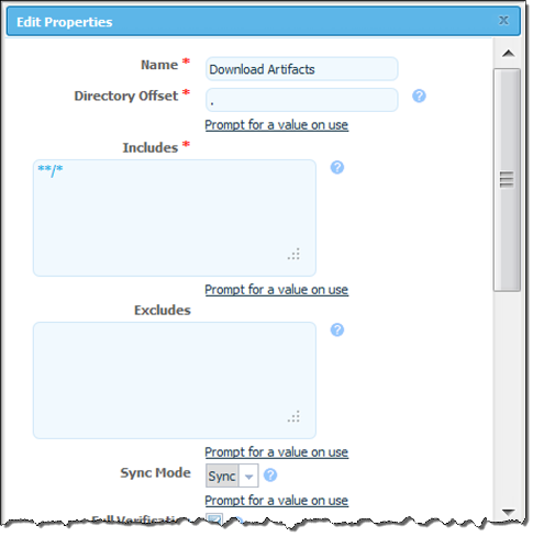 Edit Properties Dialog