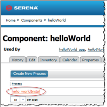 Component Processes
