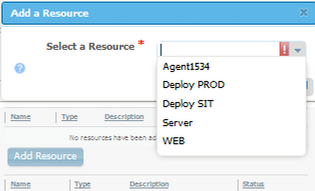 Add a Resource Dialog